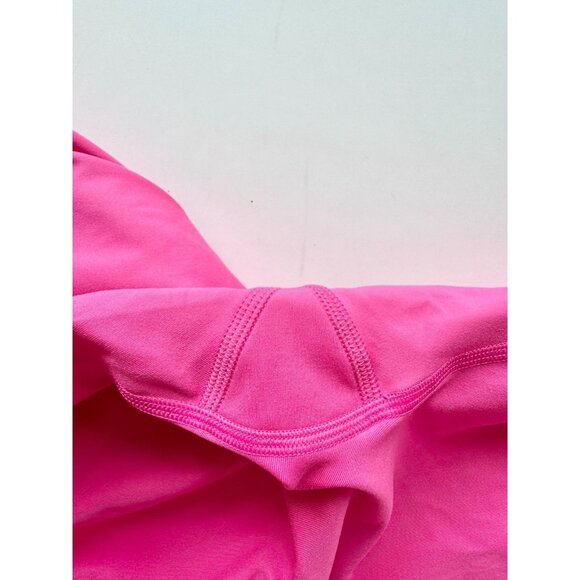 GIRLFRIEND COLLECTIVE Bianca Pink One Shoulder Mini Tennis Dress, Size XS - Picture 12 of 16